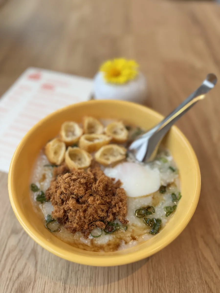 Chinese Pork Threads + Donut